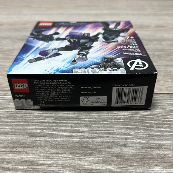 LEGO Marvel Avengers 76204 Black Panther Mech Armor - Damaged Box - New/Sealed - Picture 3 of 6